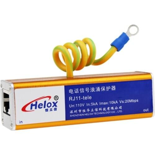 Single-way Telephone Signal Lightning Arrester, Telephone Communication Signal, Lightning Protection, Surge Protection, RJ11-tel