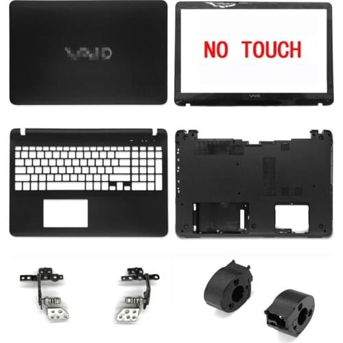 NEW For Sony SVF153 SVF152a23t SVF15 SVF152 FIT15 SVF1541 Series Lcd Back Cover/Front Bezel/Plamrest/Bottom Case No Touch