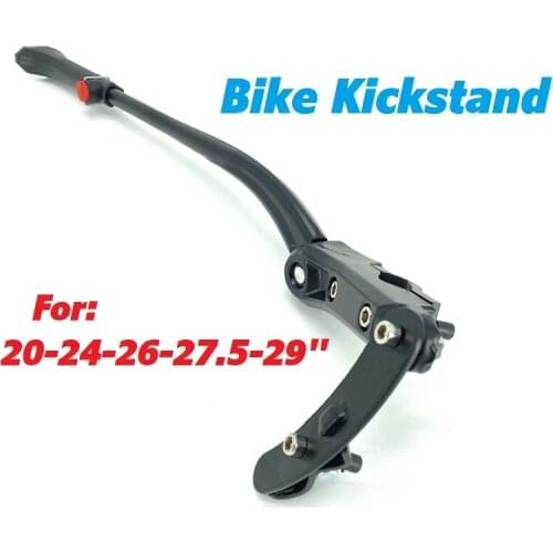 MTB Mountain Bike Kickstand 20 24 26 27.5 29 Inch Stand City Road Bicycle Adjustable Universal Bicycle Kickstand Aluminum Alloy