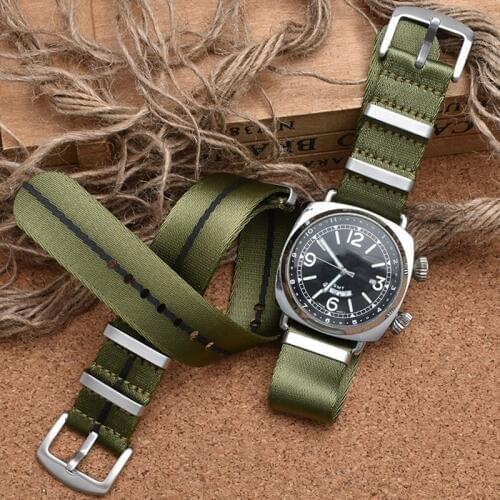 20 22mm French Nylon For James Watch Belt Band Strap Men and Women Nato Waterproof Canvas For DW Tissot Any WatchBand