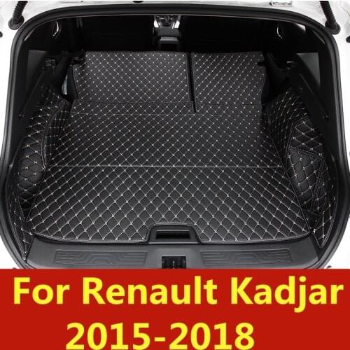 Reserve box mat Fully surrounded Tail box mat After warehouse mat Interior decoration Accessories For Renault Kadjar 2015-2018