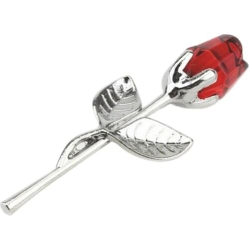 Silver Rod Pink Flower Crystal Rose Creative Wedding Decor Rose Flower With Box Home Garden Valentines Day Gifts 3 Models