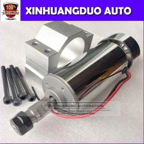 52mm cnc spindle 400w ER11 chuck DC 12-48v 400W Spindle motor cnc for Engraving Machine + clamp ER11 3.175MM for PCB Engraving