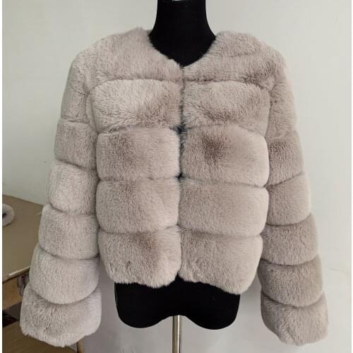 Fur faux fur Fox fur coat shaggy coat 6 row sleeves Long sleeve fox fur jackets fluffy jacket fur coat women womens faux fur 7XL