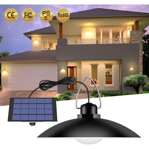 Solar Light Bulb 15W 20W 25W 30W Outdoor Solar LED Garden Light Sensor LED Street Lamp Waterproof Pendant Lamp For Courtyard 5V