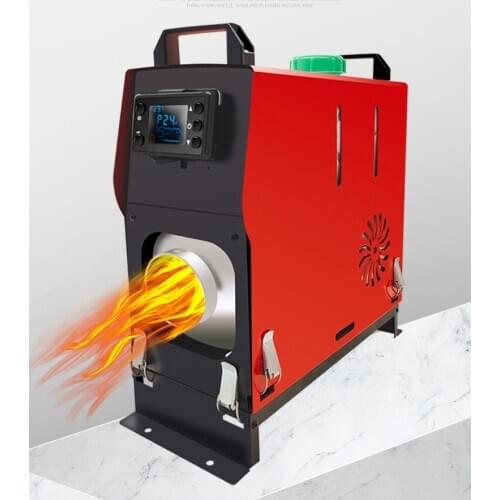 Single-hole LCD parking air heater 24V integrated locomotive car heater truck diesel heating electric car 12V fuel heater