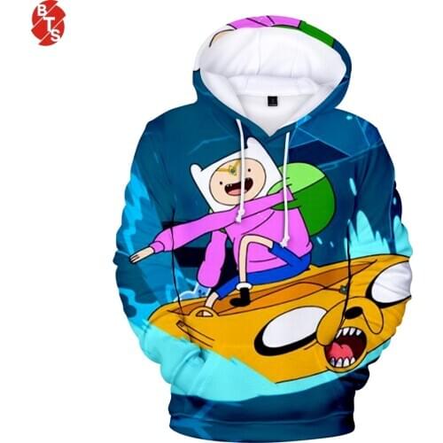 Adventure Time 3D Printed Hoodies Women/Men Fashion Long Sleeve Hooded Sweatshirts 2019 Hot Sale Casual Streetwear Hoodies