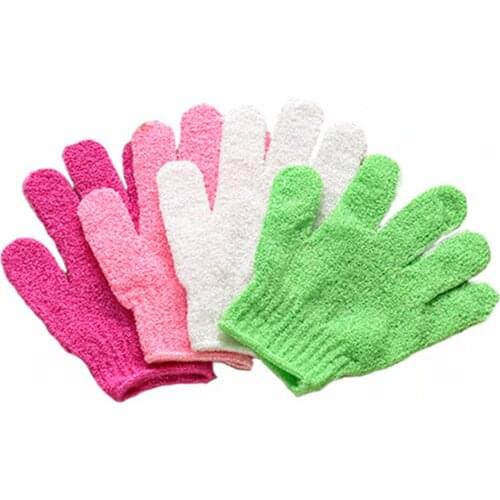 Bath For Peeling Exfoliating Mitt Glove For Shower Scrub Gloves Resistance Body Massage Sponge Wash Skin Moisturizing SPA Foam