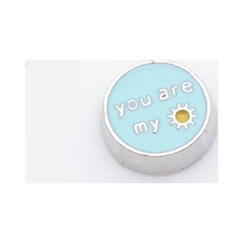 You are my sun, Floating charms,Fit floating charm lockets, FC0087