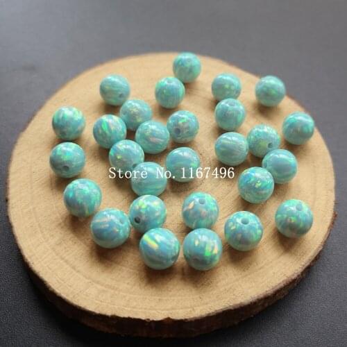 50pcs /lot 8mm OP03 Round Ball Opal Synthetic Round Opal Beads ,Loose Opal Beads For Opal Necklace
