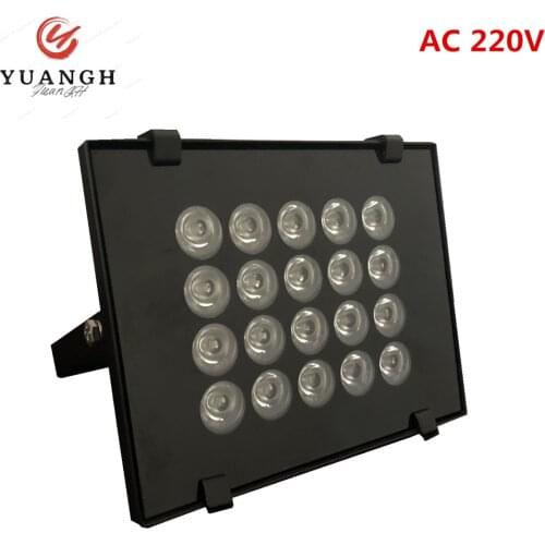 AC 220V Camera Fill Light IR Infrared Lamp 20pcs Array Led IP65 Waterproof CCTV Leds Night Vision For Video Camera