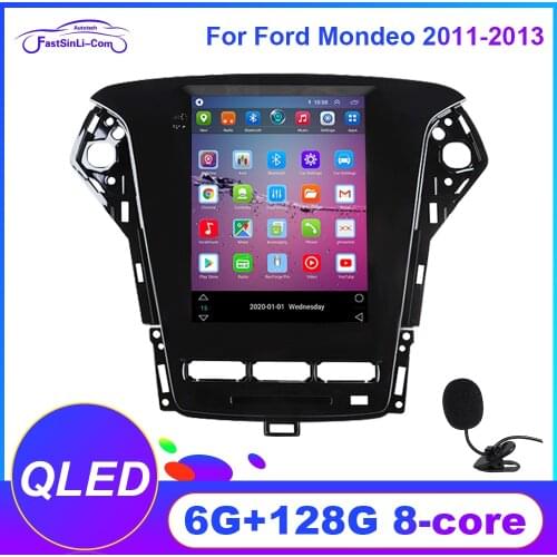 Android player for Ford Mondeo 2011-2013 years Vertical large screen GPS multimedia radio navigaton system