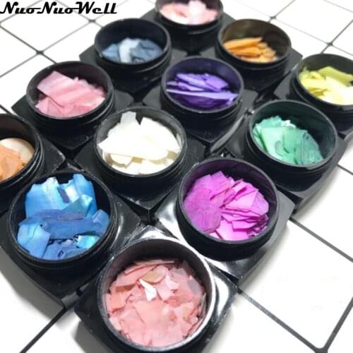 60pcs Nail Glitter Powder Gel Polish Shiny Laser Sparkly Manicure Nail Art Chrome Pigment DIY Nail Art Decoration Kit 12pcs/set
