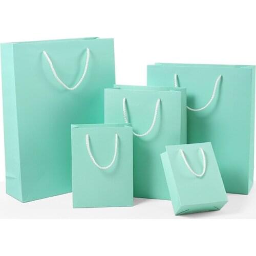 Green horizontal version of leather handbag wedding holiday birthday party gift bag multifunctional clothing food packaging bag