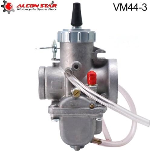 Alconstar VM44-3 44mm 1002-0057 VM44SC 2 Stroke Carb Spigot Carb For Mikuni Round Slide VM Series Motorcycle Carbureto