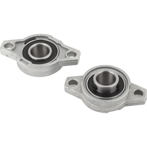 KFL002 FL002 Self Aligning Pillow Block Flange Bearing 15mm 2PCS