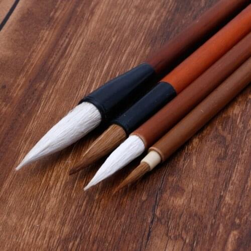 4Pcs Chinese Painting Brushes Artist Drawing Brush For Watercolor Painting Brush 32CB