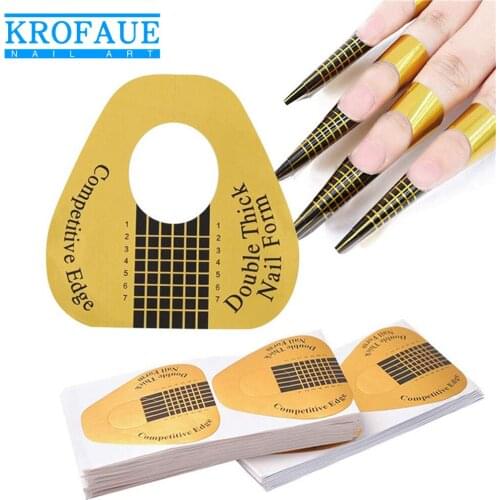 Krofaue Disposable Nail Forms