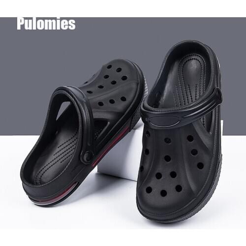 Summer Men Slippers Quick Dry Clogs Casual Garden Shoes Beach Sandals Couple Antiskid Home Flip Flops Light Slippers For Women
