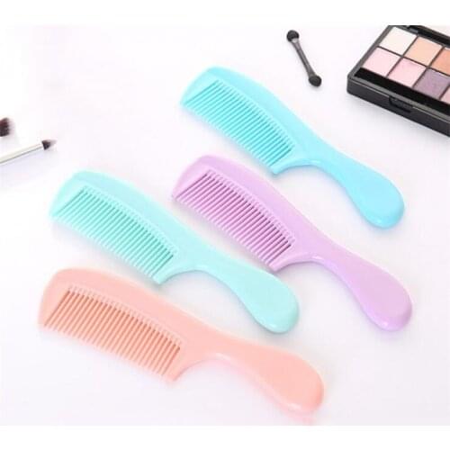 Cute Flat Comb Detangling Hair Comb Massage Portable Beauty Hair Care Styling Hair Brush Barber Hairbrush Wholeaele Anti-static