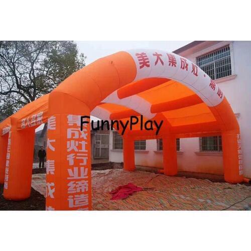 Inflatable Portable Tent Single Layer Advertising Arch Booth Tent For the outdoor Exhibition Arch Inflatable Lawn Tent