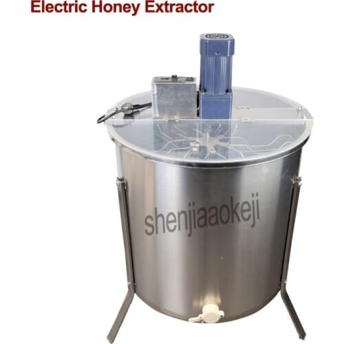 Stainless steel 6 Frame Electric Honey Extractor Thickening Honey Extracting machine honey nest separator beekeeping tool 1pc