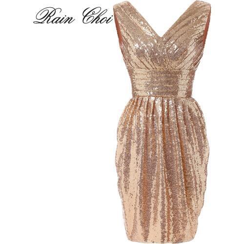 New Arrivals short evening Dresses 2020 Elegant Short Party Gowns fashion Sequin Party dresses