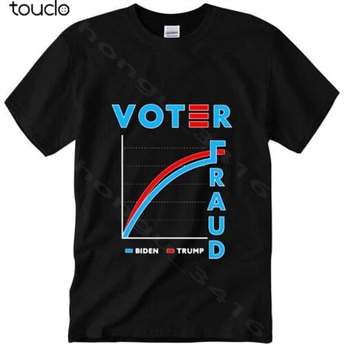Voter Fraud Biden Trump us Presidential Election 2020 T-shirt funny Size S-3XL