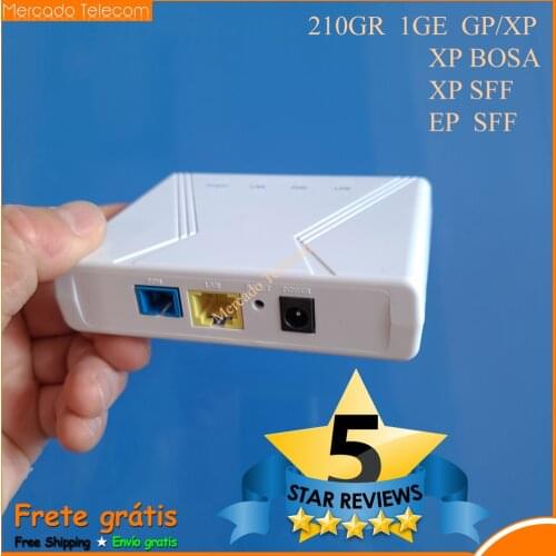 Original New 5 PCS /onu XP/GPON RTL ont FTTH fiberhome modem 210GR 1GE GP/XPON ONU ONT with English Version