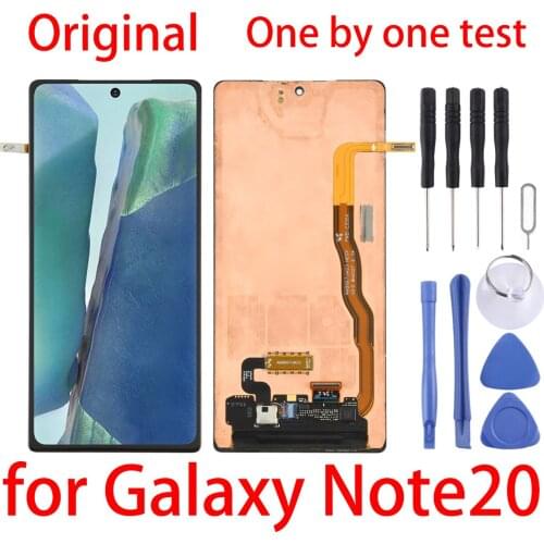 Original For Galaxy Note20 LCD Screen and Digitizer Full Assembly for Samsung Galaxy Note20