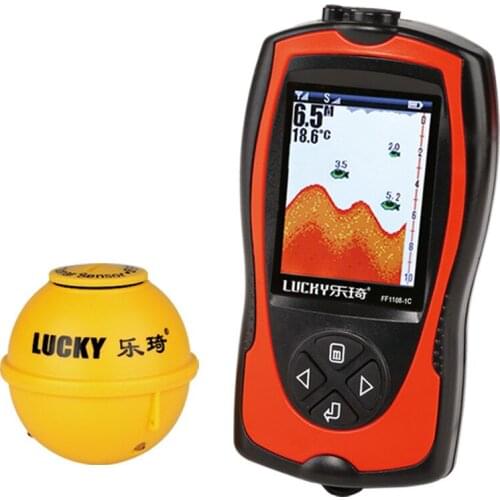Color screen sonar wireless visual high-definition underwater fish finder outdoor supplies fishing gear fish finder