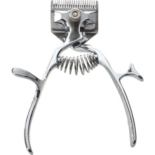 Old Fashion Manual Clipper Haircut Hand Push Low Noise Non-Electric Hair Cutter