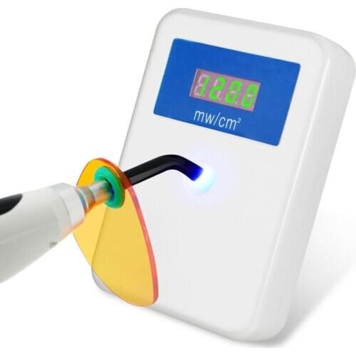 Dental instrument Light Meter Tester for Testing the Intensity of LED Curing Light White color