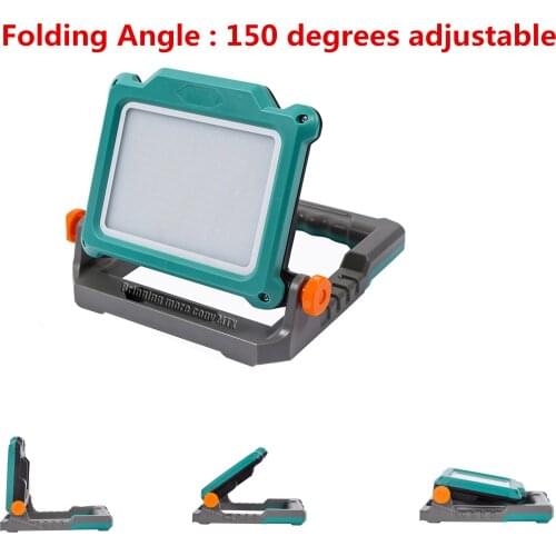 Angle adjustable 60W LED Lamp Work Light For Makita 14.4V 18V Li-ion battery BL1430 BL1830 BL1815 BL1415 outdoor light hotsell