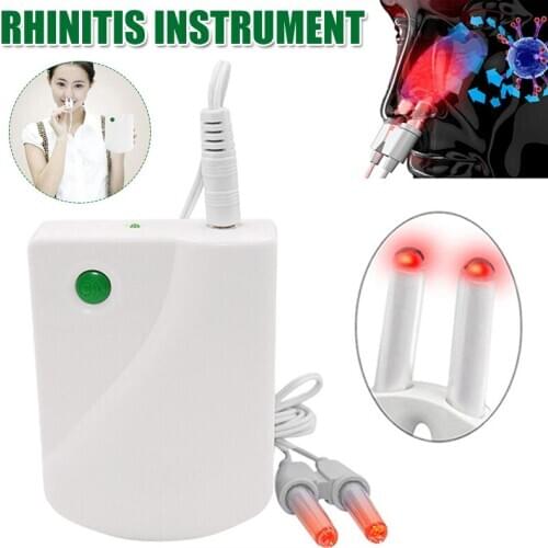 Nose Care Rhinitis Sinusitis Cure Massage Hay Low Frequency Pulse Nose Health Care Machine or Sensor Cable Only A7