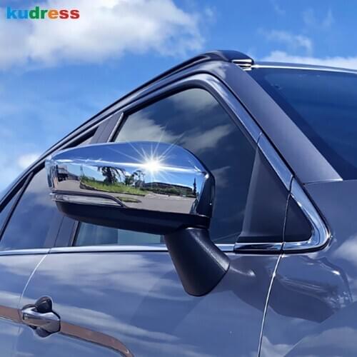 For Mitsubishi Eclipse Cross 2017-2020 ABS Carbon Fiber Car Rearview Mirror Cover Trim Rear View Mirrors Frame Shell Accessories