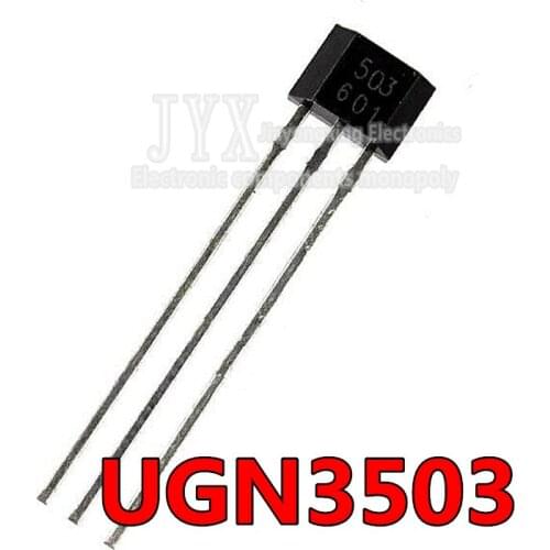 10pcs AH3503 TO-92 3503 TO-92UA UGN3503UA TO92 UGN3503 AH3503U Casing Linear Hall Effect Sensor Hall Sensor Motor