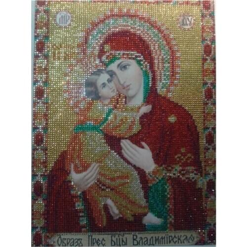2021 Diy Diamond Painting Cross Stitch Religious Icon Crystal Diamond Gift Mosaic Real Religious Diamond Embroidery XN432