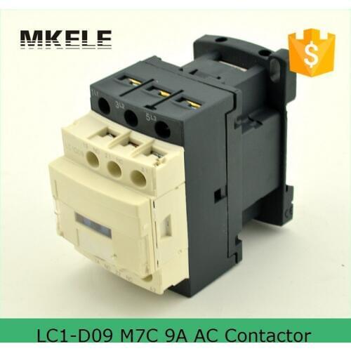 9A AC Contactor LC1-D09 M7C 24V 36V 48V 110V 220V 380V Coil Voltage LC1D09B7C LC1D09CC7C LC1D09F7C LC1D09M7C