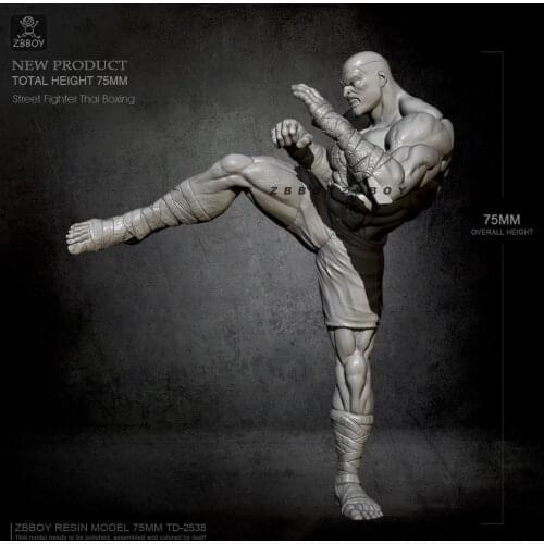 H75mm 1/24 Resin model kits man self-assembled TD-2538