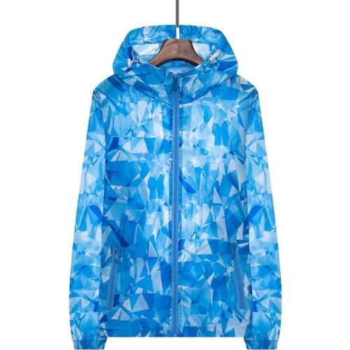 Camouflage Sunscreen Clothing Men Women Ultra-Thin Breathable Jacket UV Protection Windbreaker Travel Summer Couple Skin Clothes