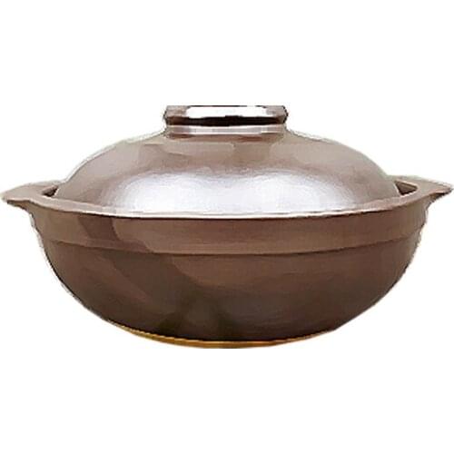 Chinese Pottery Clay Casserole Heat Resistant Simple Cooking Cookware Casserole Rice Noodles Kookgerei Kitchen Accessories DI50S