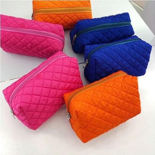 Women Cosmetic Bag Portable Cute Multifunction Beauty Zipper Travel Letter Makeup Bags Pouch Toiletry Organizer Holder Toiletry