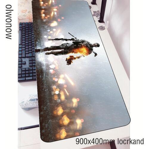 Battlefield mouse pad gamer wrist rest 90x40cm notbook mouse mat gaming mousepad large anime pad mouse PC desk padmouse mats