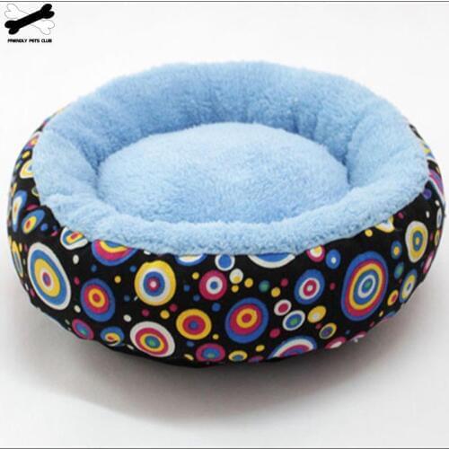 Round Dog Bed Washable Long Plush Dog Kennel Cats House Super Soft Cotton Mats Sofa For Dog Best Pet Bed For Cat Bed