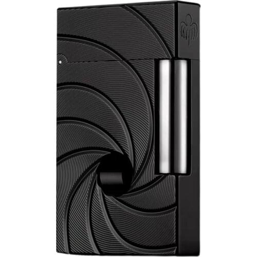 100% new vintage dupont gas lighter gas cigarette lighter polished jet gasoline flint lighter metal gas lighter