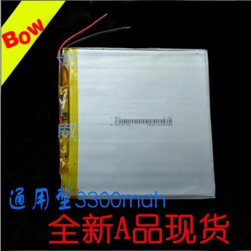 3.7V polymer lithium battery 30101100 3300mAh ultra large capacity DIY domestic Tablet PC Rechargeable Li-ion Cell