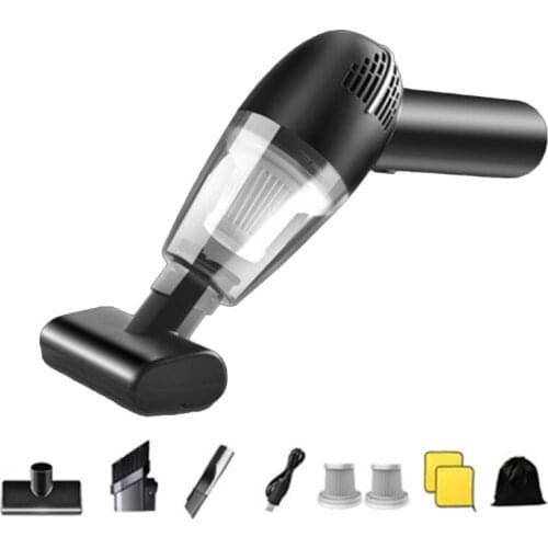 Portable Vacuum Cleaner Cordless USB Rechargeable Cleaning Handheld Home Car High-power Dry Wet Cleaning Dust Dumping