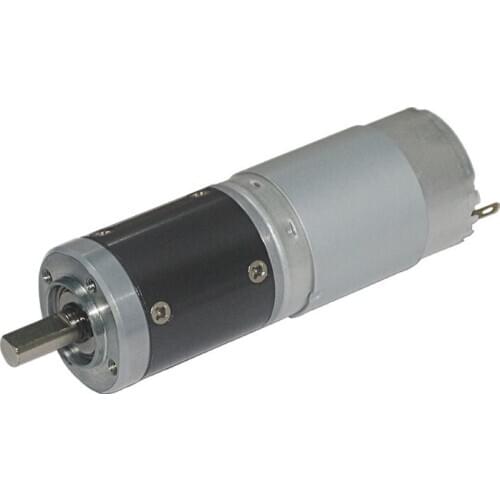 Hugwit Small Reduction Reversible Motor DC 12V Planetary Gear Motor 340RPM Planet 28mm Diameter Gearbox Speed Reducer 7kg.cm