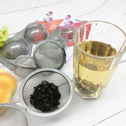 Mesh Tea Strainer Stainless Steel Tea Infuser Reusable Metal Tea Bag Filter Loose Leaf Green Tea Strainer for Mug Teapot Teaware